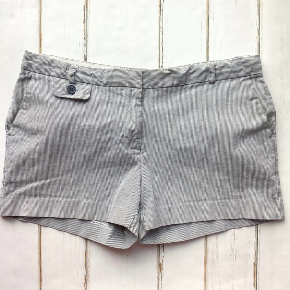 Old Navy Pin Stripe Chino Mid Rise Short 8